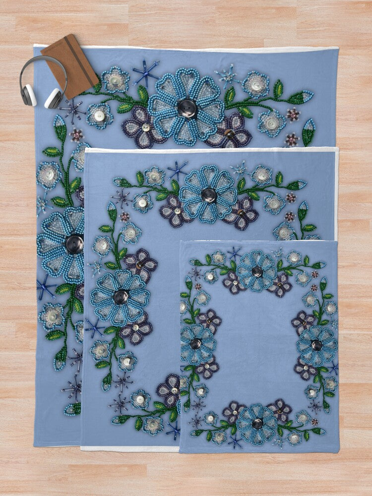 AArseneau Flowers for Nici Custom Blanket