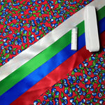 Sandra's Métis Creations Ribbon Skirt Kit- Carla Joseph Red & Blueberries