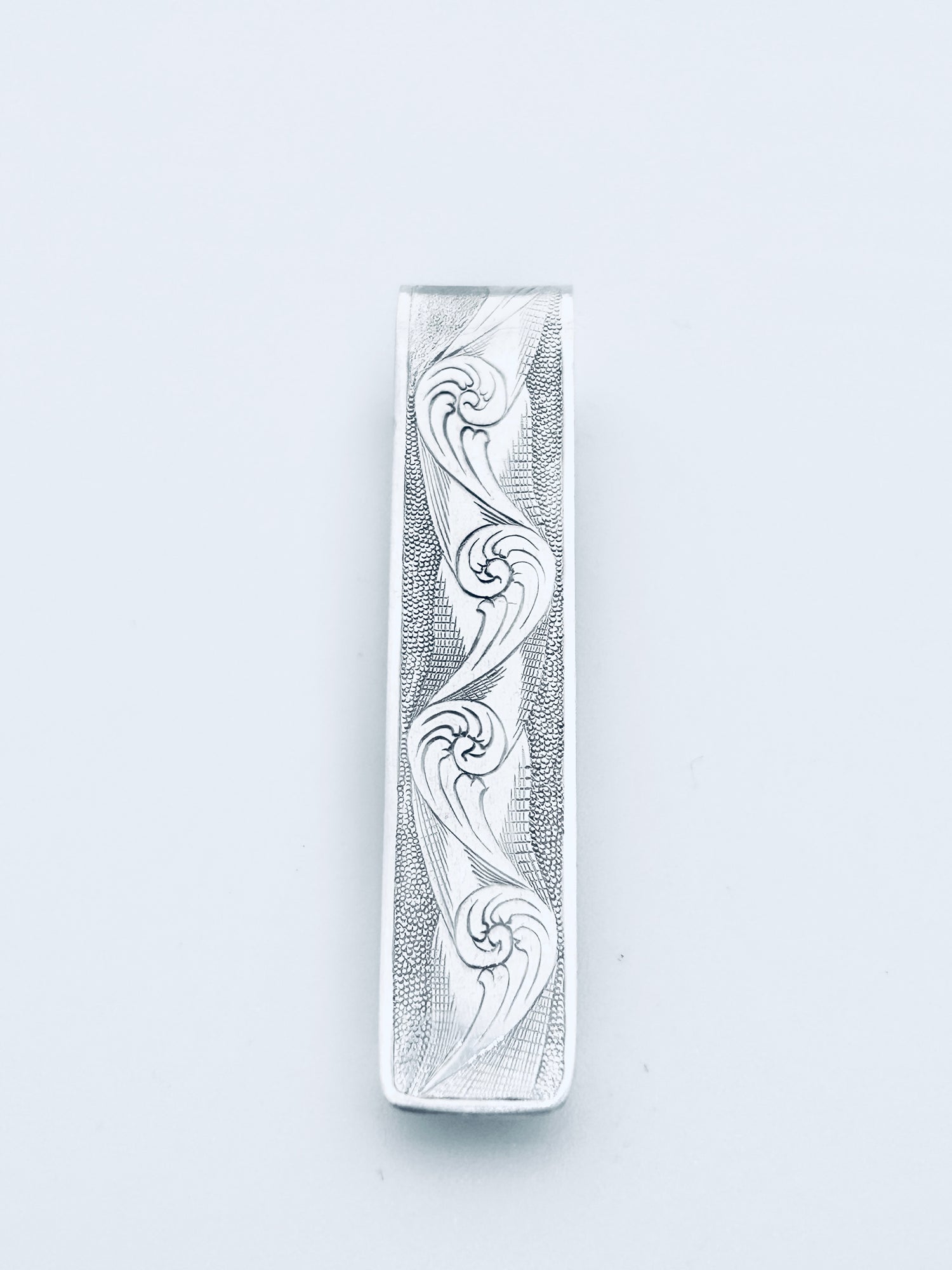 Tarob Fiddlehead Fern Silver Money/Tie Clip