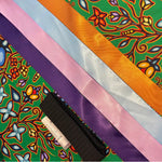 Sandra's Métis Creations Ribbon Skirt Kit- Jackie Traverse Forest Green Floral