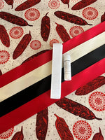 Sandra's Métis Creations Ribbon Skirt Kit- Jackie Traverse Red Feather Design