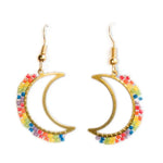 OceanLoverJen Pride Crescent Moon Earrings Métis Trading Post