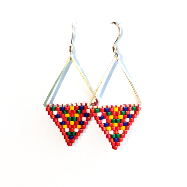 OceanLoverJen Métis Triangle Sash Earrings