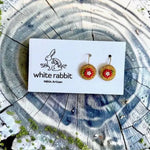 White Rabbit Métis Flower Drop Earrings