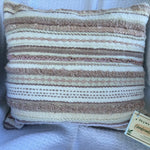Sandy Faulkner Hand Woven Wool, Silk & Cotton Pillow