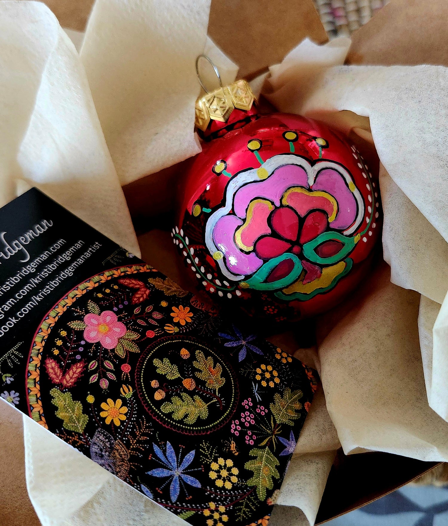 Kristi Bridgeman Hand Painted Ornament