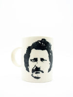 Lindsay Gowler 10 oz Handmade Porcelain Louis Riel Mug Lindsay Gowler