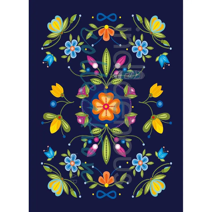 Lisa Berry- Amethyst Tea Towel