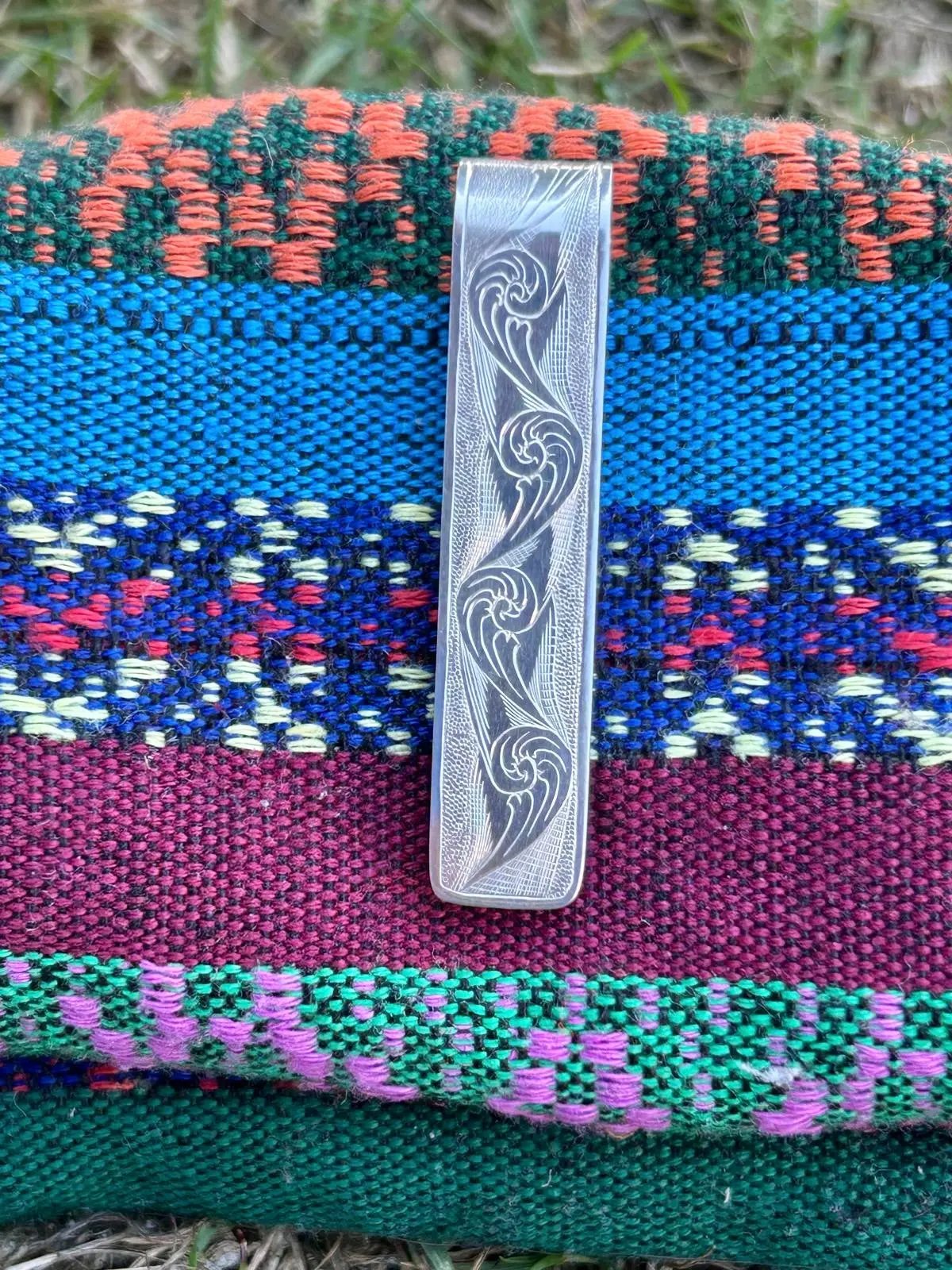 Tarob Fiddlehead Fern Silver Money/Tie Clip Métis Trading Post