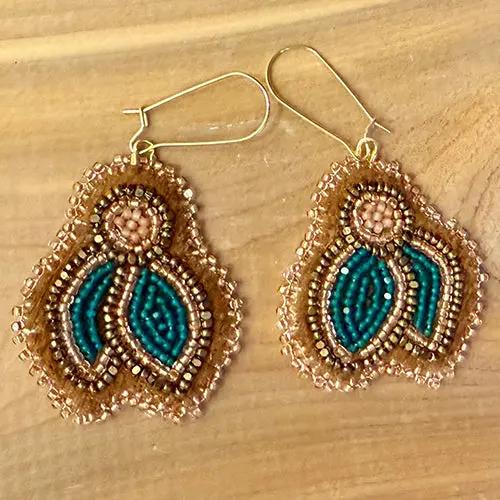 Thimble & Nod Berry Earrings Métis Trading Post