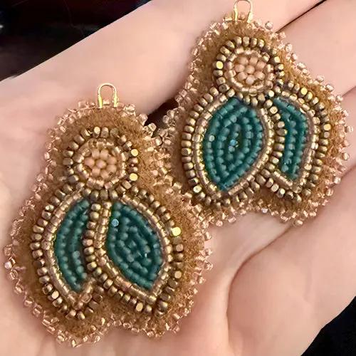 Thimble & Nod Berry Earrings Métis Trading Post