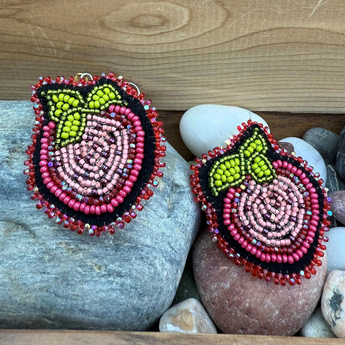 Thimble & Nod Strawberry Earrings Métis Trading Post