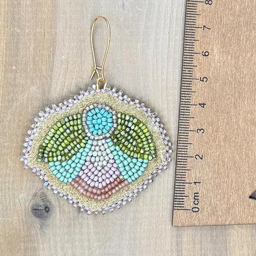 Thimble & Nod Wild Rose Earrings Métis Trading Post