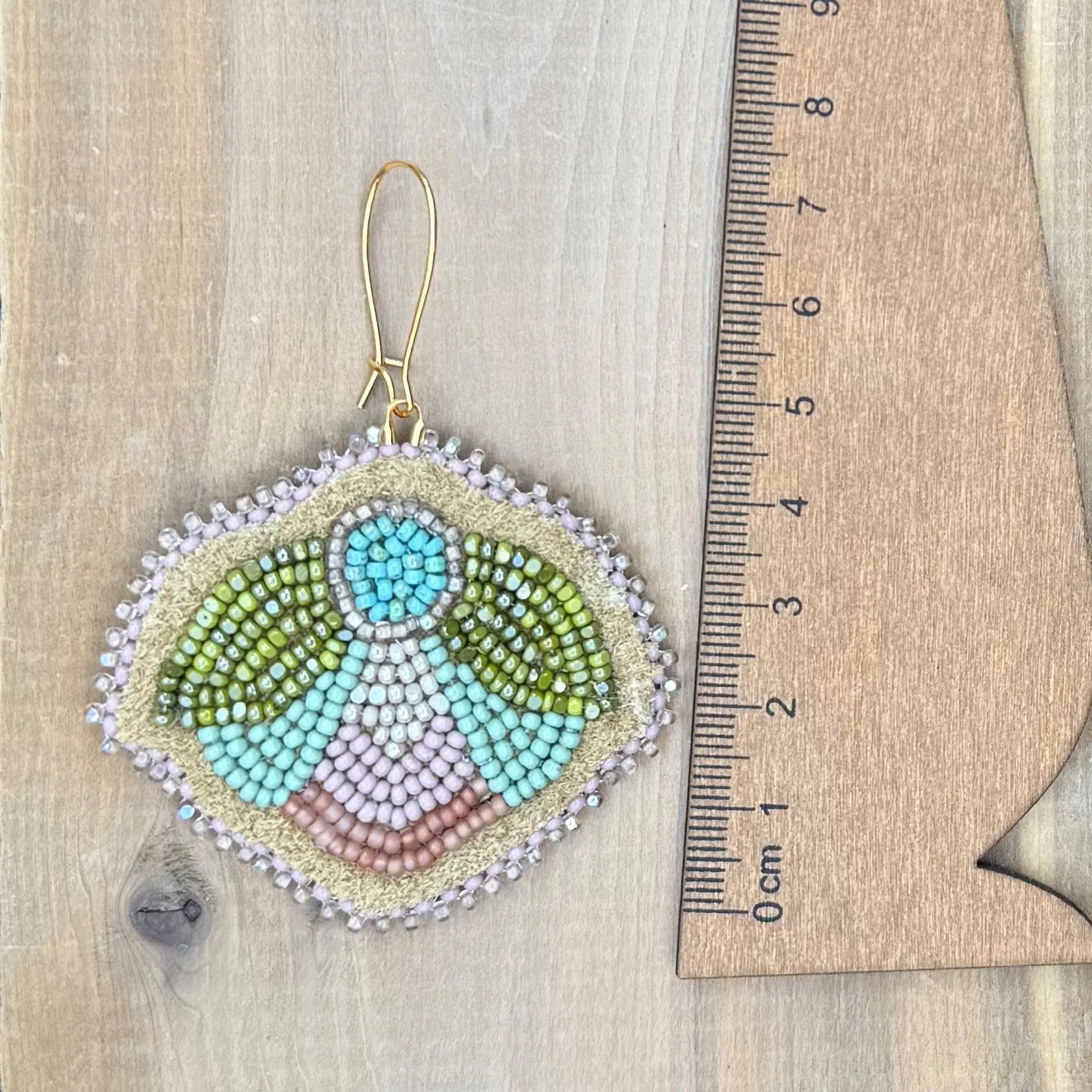 Thimble & Nod Wild Rose Earrings Métis Trading Post