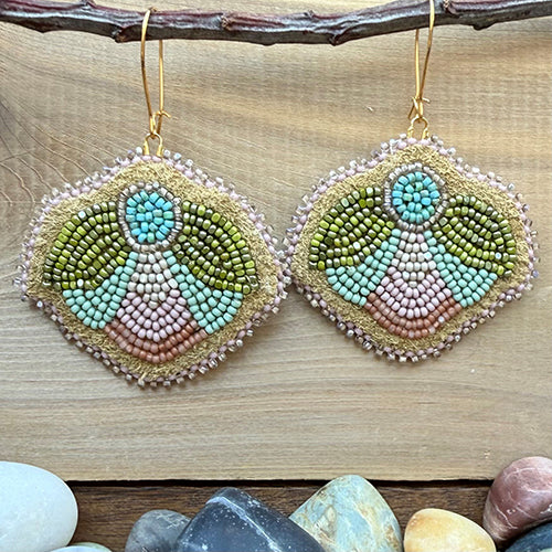 Thimble & Nod Wild Rose Earrings