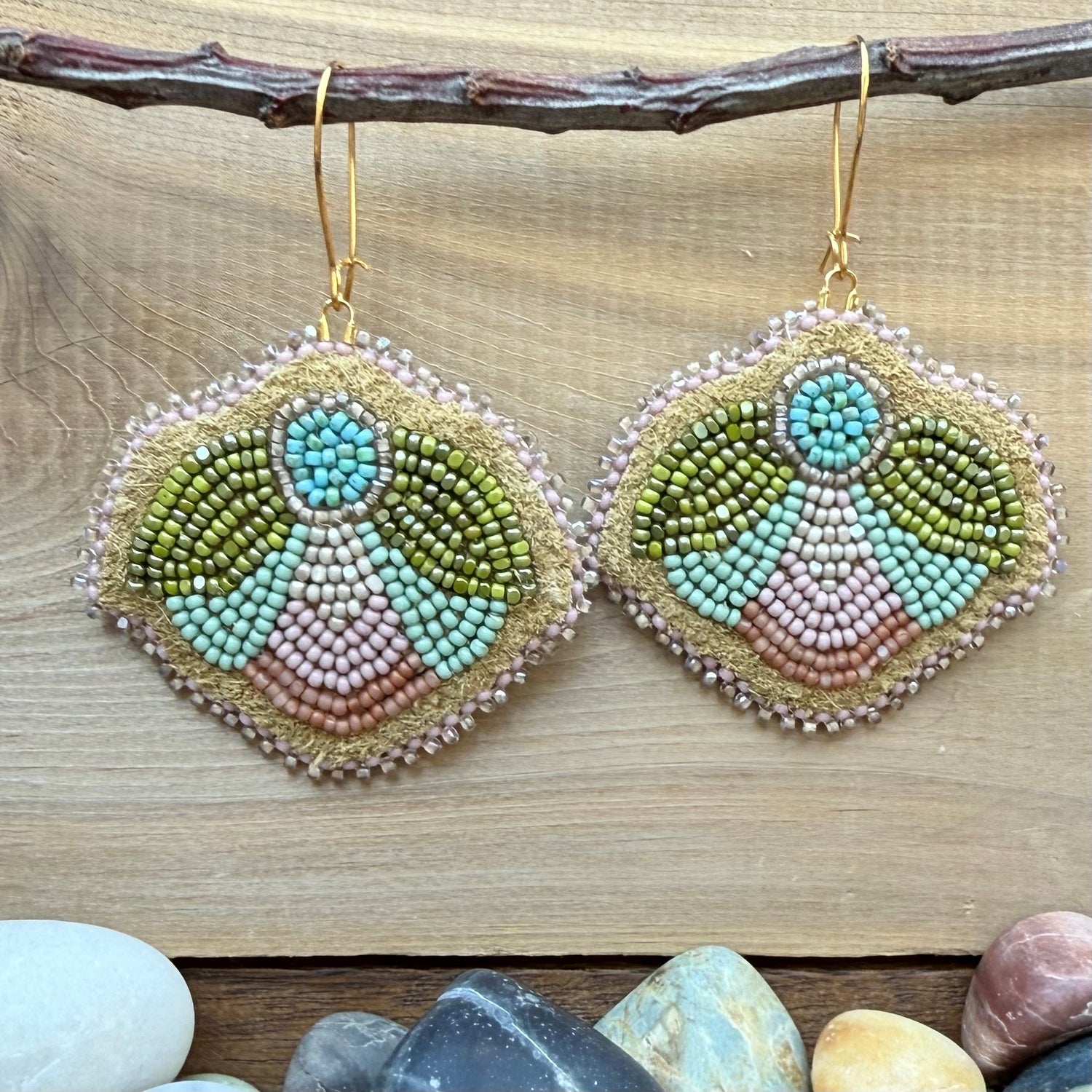 Thimble & Nod Wild Rose Earrings