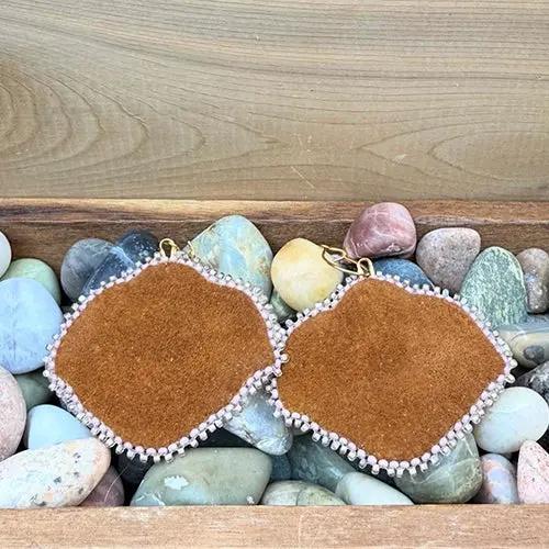 Thimble & Nod Wild Rose Earrings Métis Trading Post