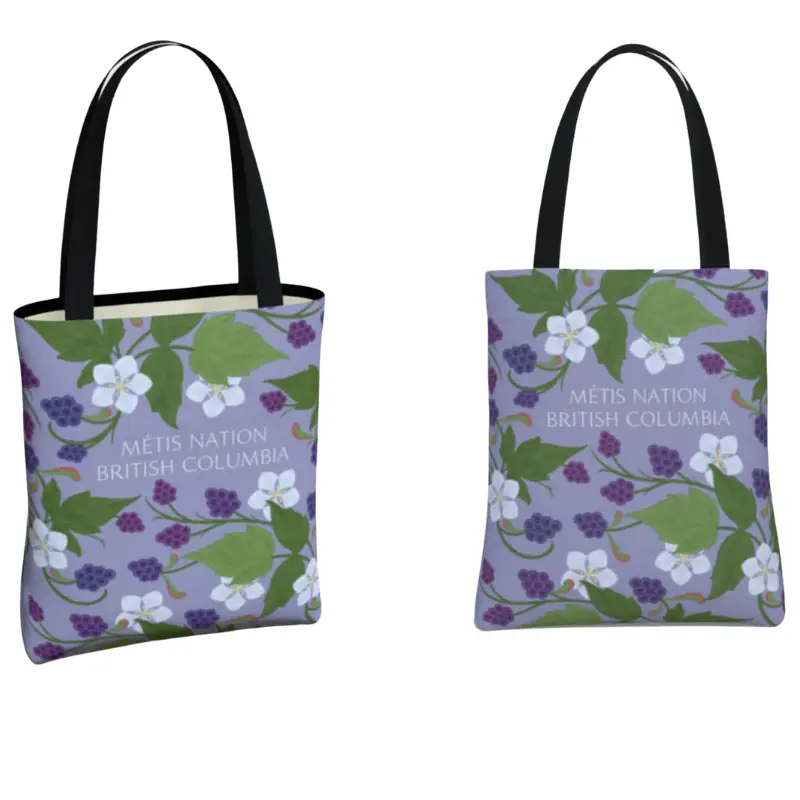MNBC Blackberry Purple Tote Métis Trading Post