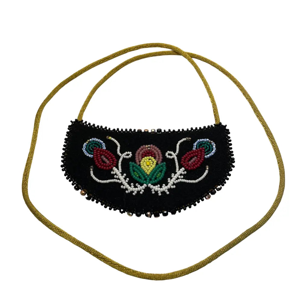 Dominque Ring Beaded Floral Necklace