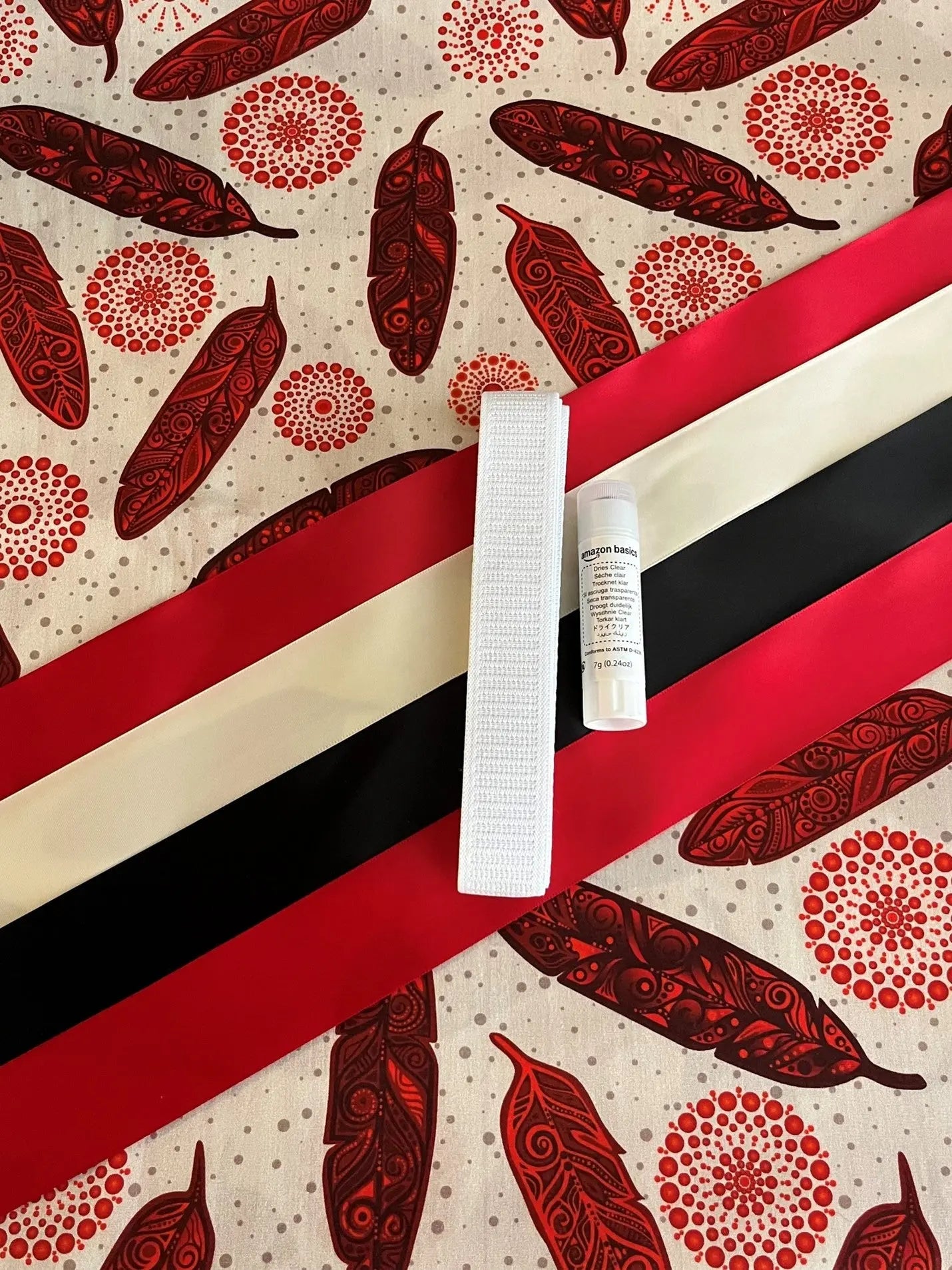 Sandra's Métis Creations Ribbon Skirt Kit- Jackie Traverse  Red Feather Design