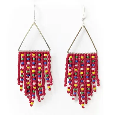 OceanLoverJen Métis Sash Earrings Métis Trading Post