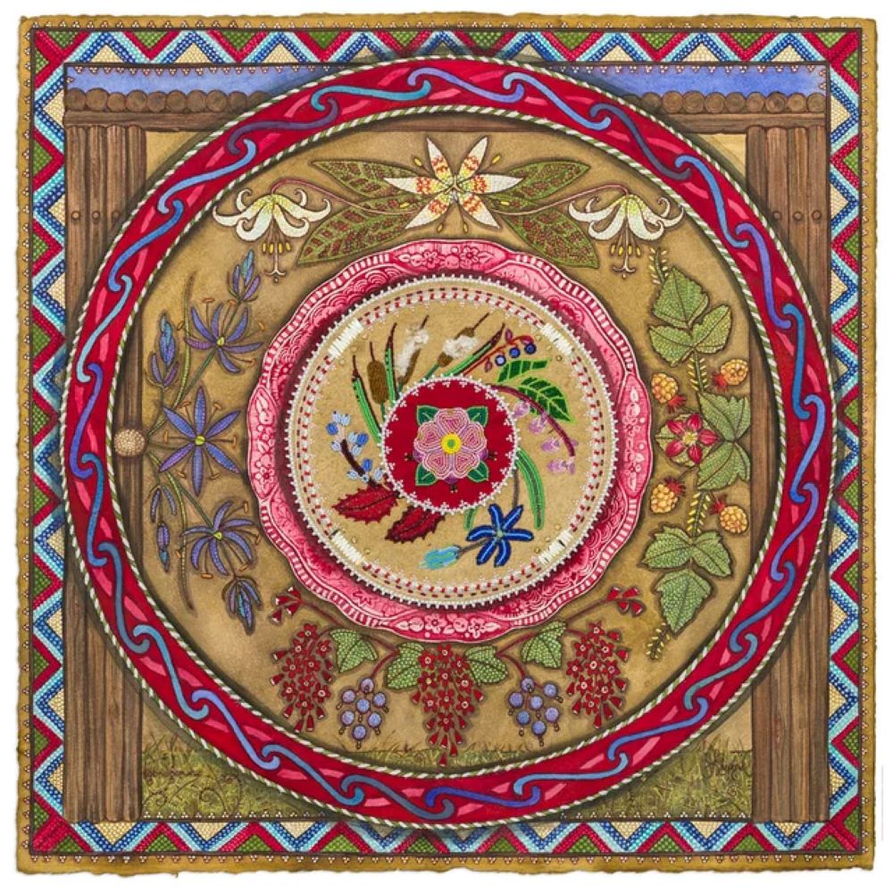 Lisa Shepherd & Kristi Bridgeman 12x12 Mandala & Métis Prints