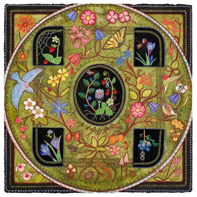 Kristi Bridgeman & Lisa Shepherd 12x12 Mandala & Métis Prints Métis Trading Post