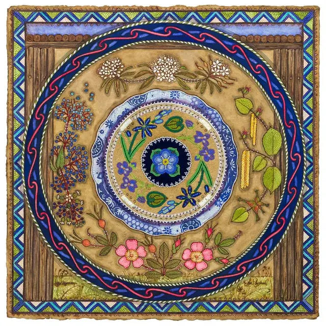 Kristi Bridgeman & Lisa Shepherd 12x12 Mandala & Métis Prints Métis Trading Post