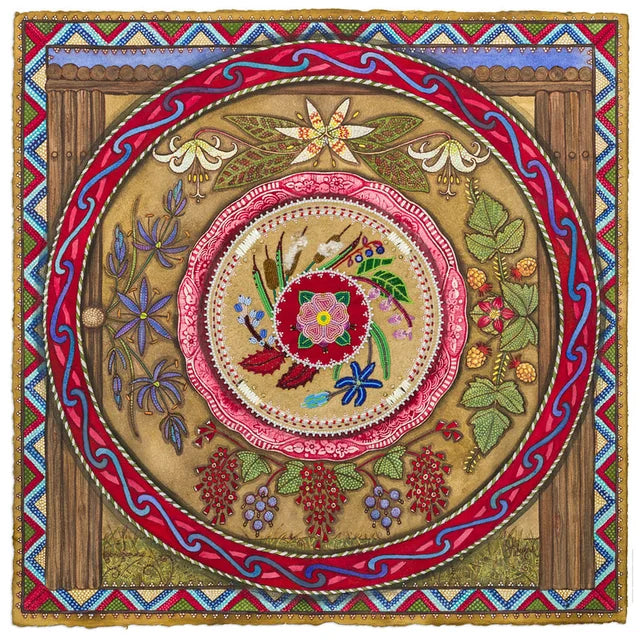 Kristi Bridgeman & Lisa Shepherd 12x12 Mandala & Métis Prints