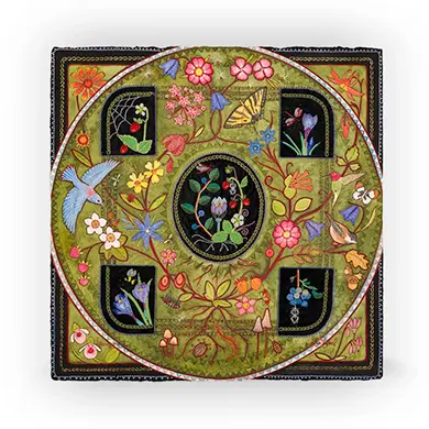 Lisa Shepherd & Kristi Bridgeman 6x6 Art Cards Métis Trading Post