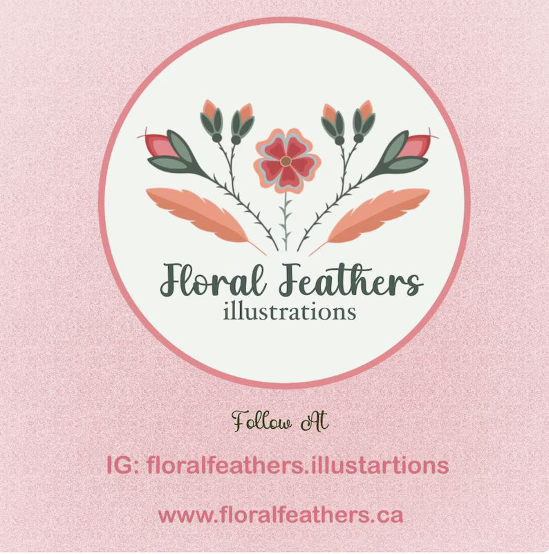 Flower Beadwork People Pin Métis Trading Post