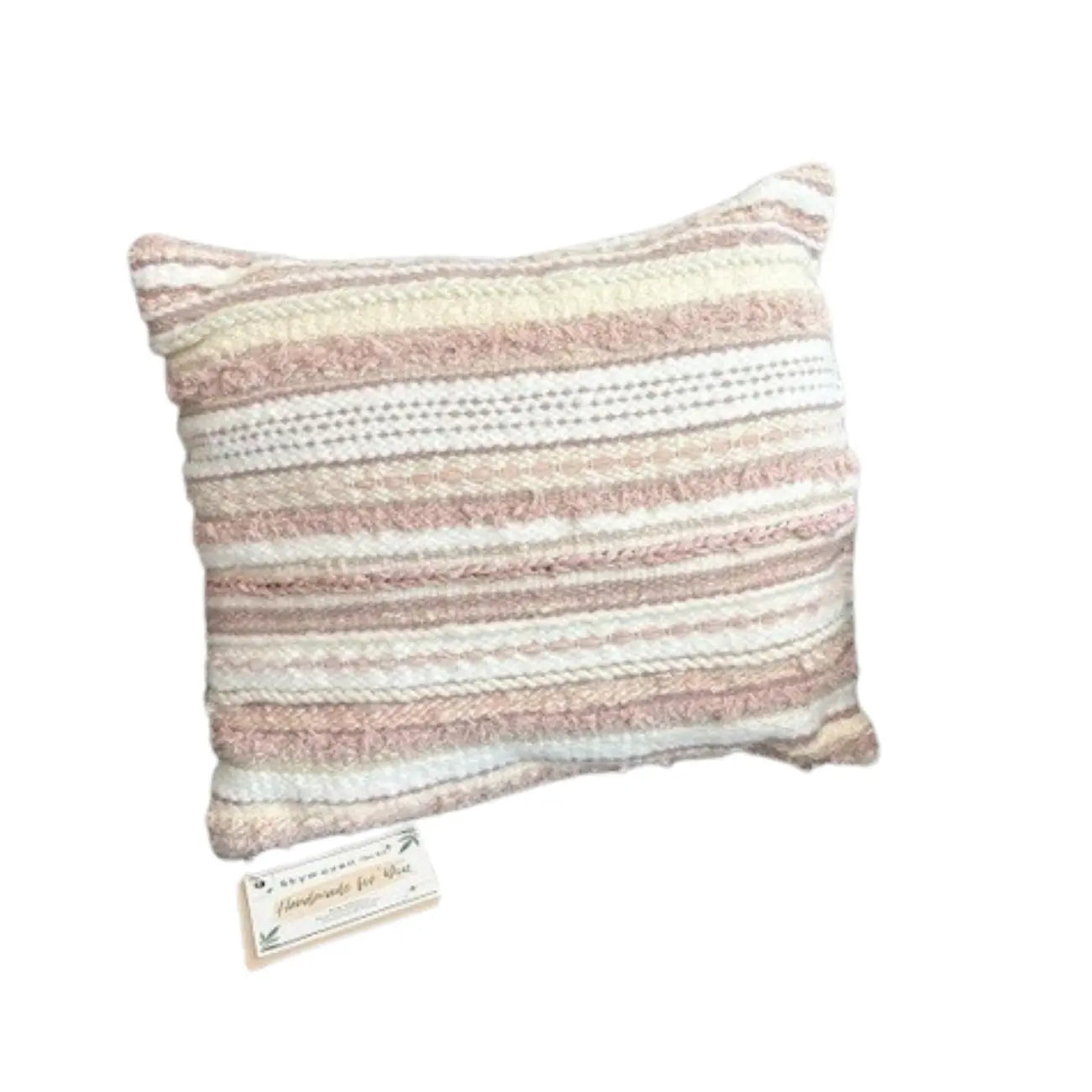 Sandy Faulkner Hand Woven Wool, Silk & Cotton Pillow