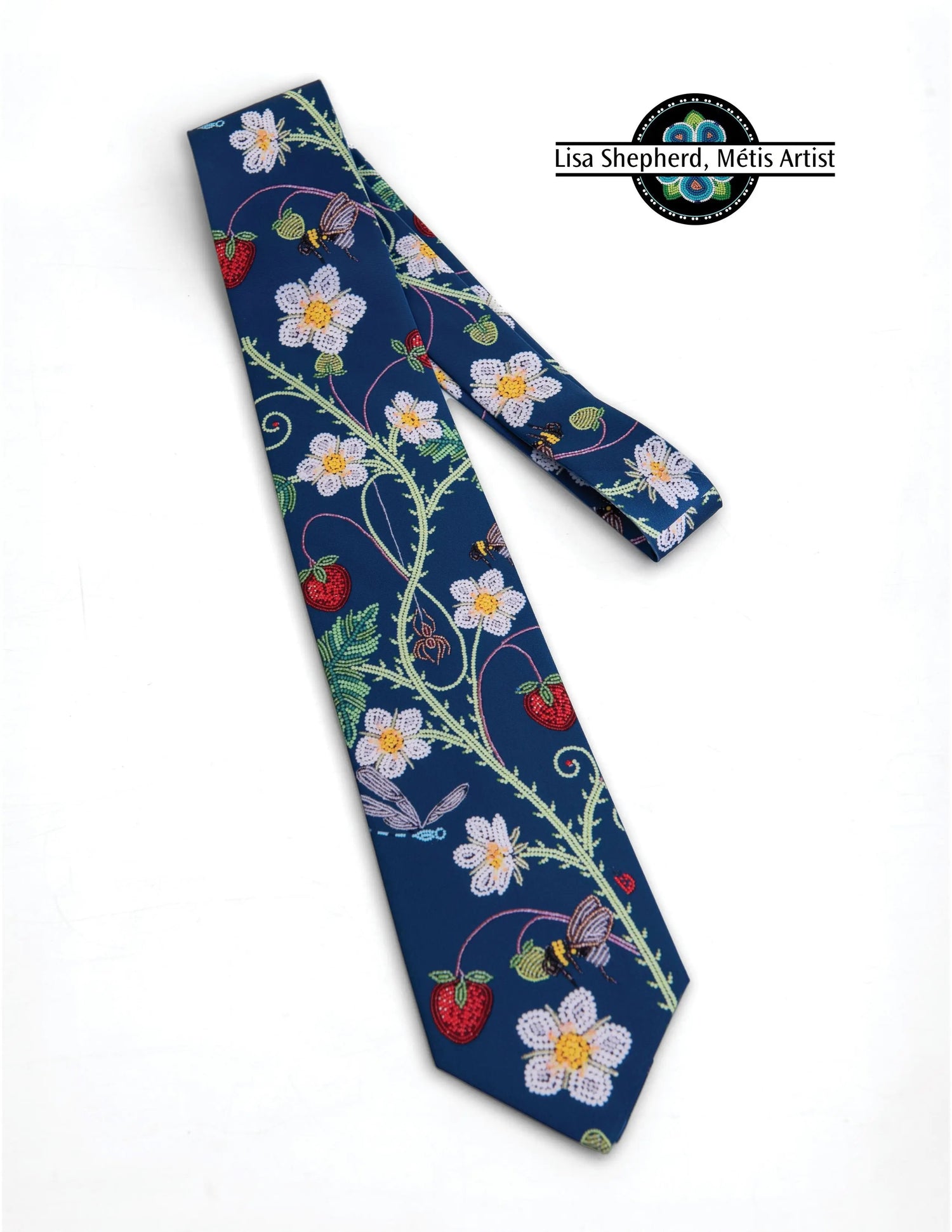 Lisa Shepherd Strawberries at the Crossing Neck Tie Métis Trading Post