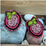 Thimble & Nod Strawberry Earrings Métis Trading Post