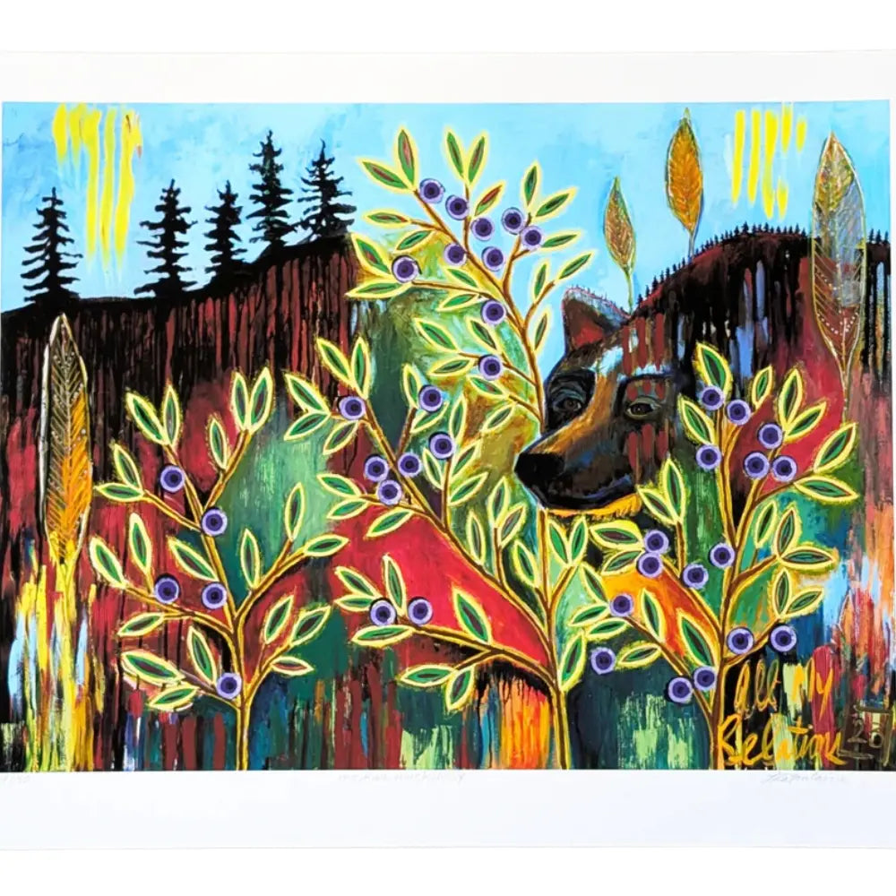 La Fontaine 8 x10 Print- Muskwa Maskihkiy (Bear Medicine)
