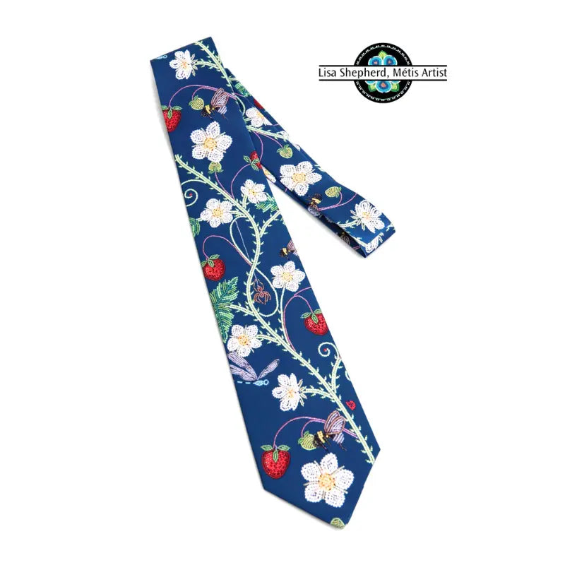 Lisa Shepherd Strawberries at the Crossing Neck Tie