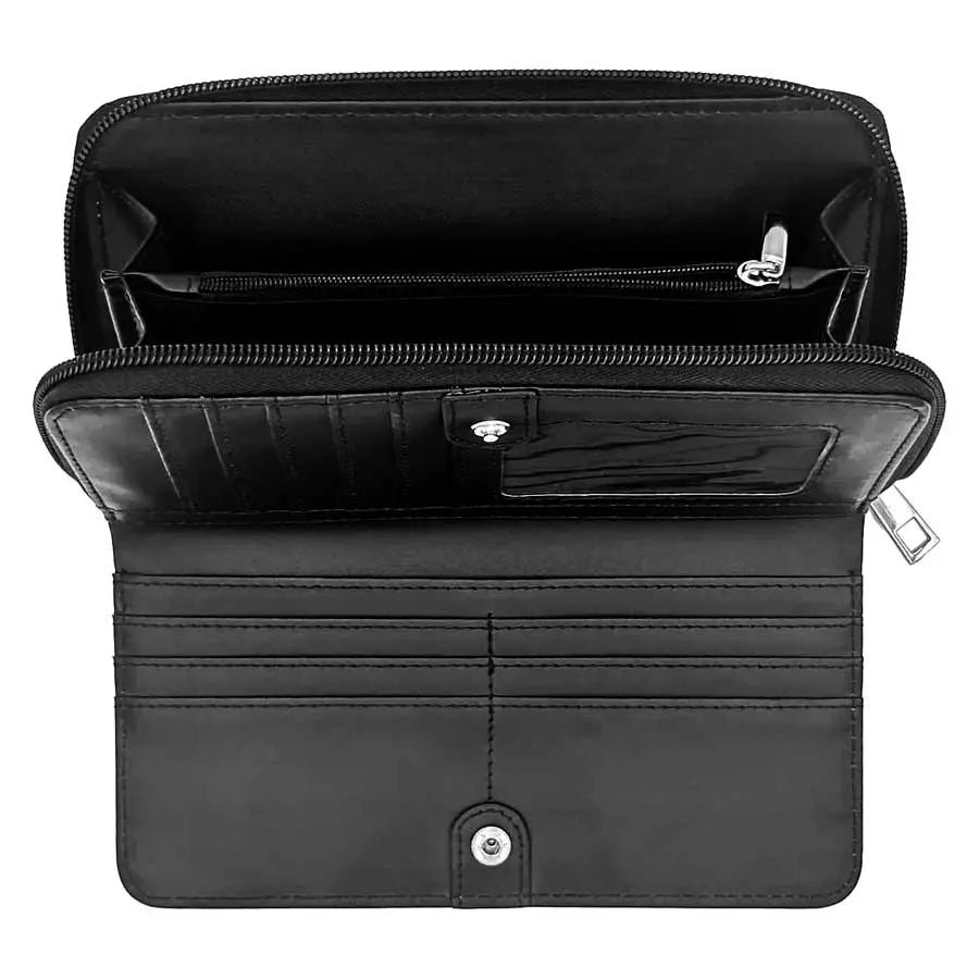 Lisa Berry-Petals Of Ancestry Embossed Wallet