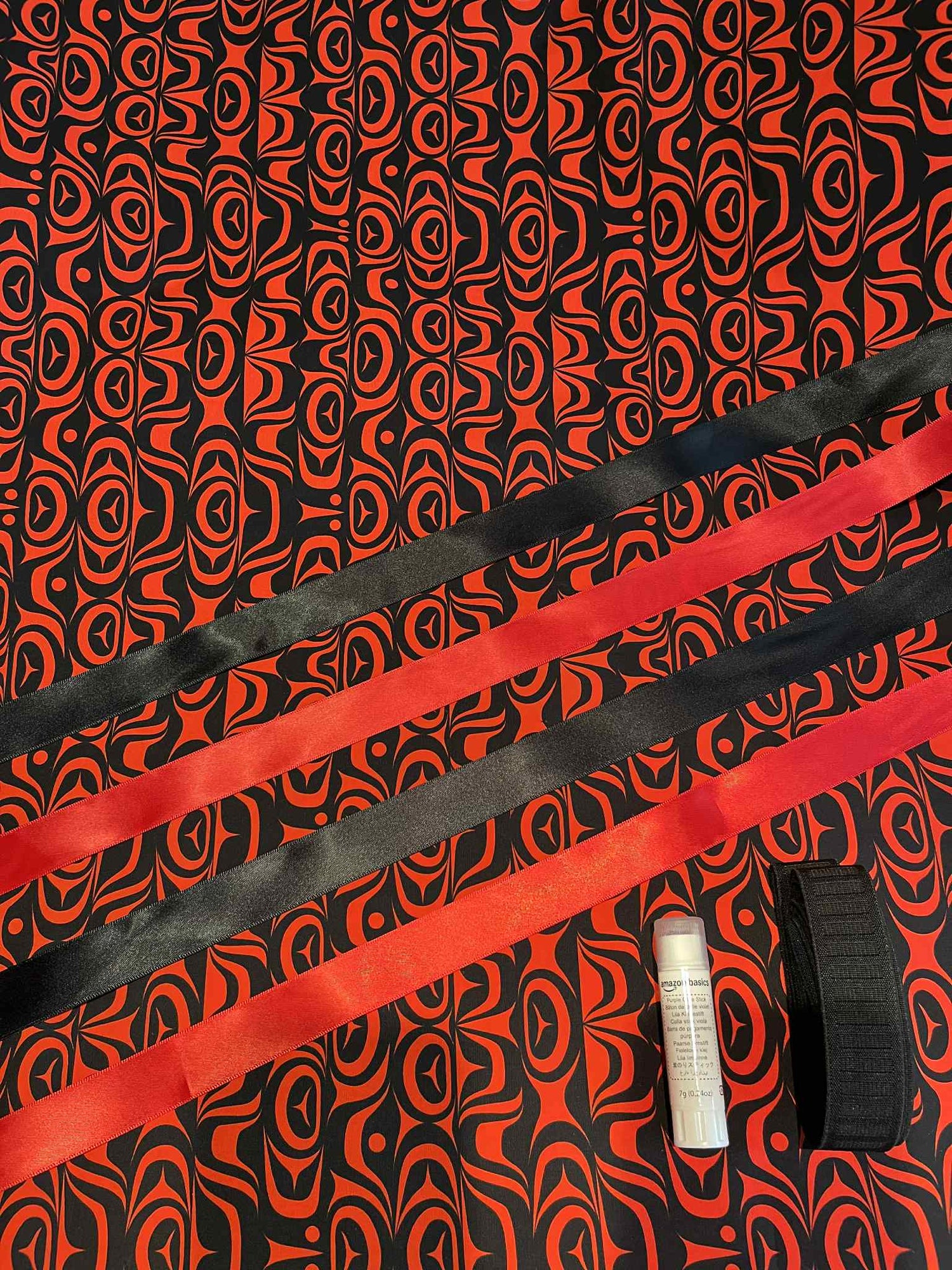 Sandra Murray Ribbon Skirt Kit- Yasakw Formline Fabric Design