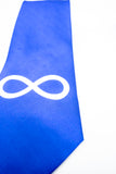 Blue Métis Flag Necktie